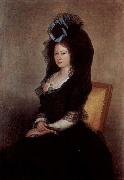 Francisco de Goya Portrat der Narcisa Baranana de Goicoechea oil painting